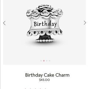 birthday cake pandora charm